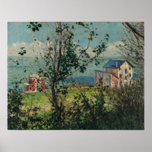 Caillebotte - Cottage in Trouville Poster