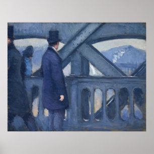 Caillebotte - Die Brücke von L'Europe Sketch Poster