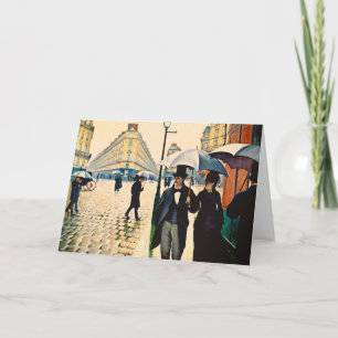 Caillebotte - Paris an einem Regentag, Karte