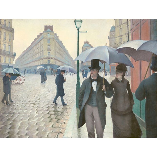 Caillebotte Paris Straße bei regnerischem Wetter C Poster (Von Creator hochgeladen)
