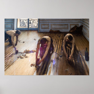 Caillebotte - Parkettabschleifer 1875 Poster