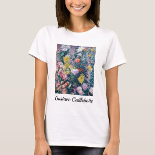 Caillebotte - Weiße und gelbe Chrysanthemen T-Shirt