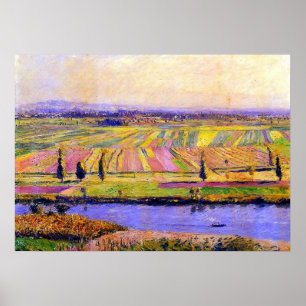 Caillebottes La Plaine de Gennevilliers Poster