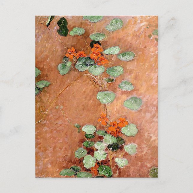 Caillebotte's Nasturces Postkarte (Vorderseite)