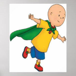 Caillou Flying Poster
