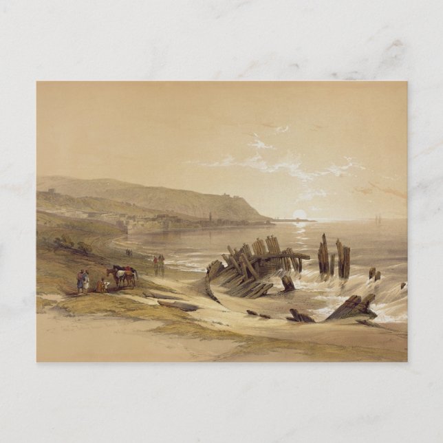 Caiphas Blick Richtung Mount Carmel Band II Postkarte (Vorderseite)