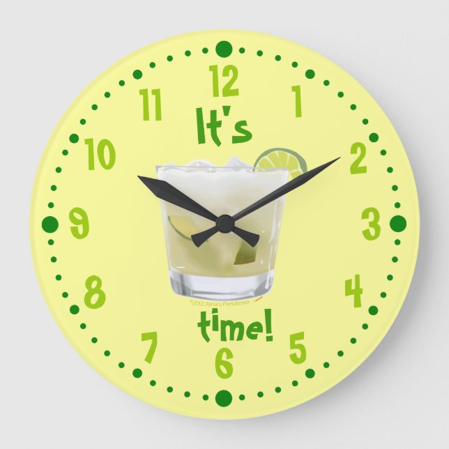 Caipirinha brasilianische Rum Coctail Uhr mit (Vorderseite)