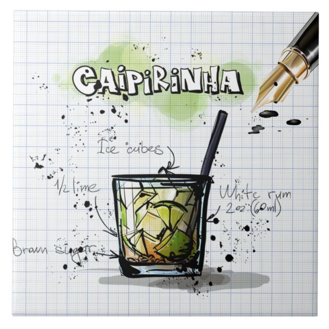 Caipirinha Fliese (Vorderseite)