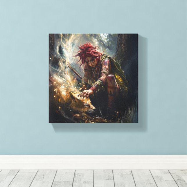 Caipora Leinwanddruck (Insitu (Holzboden))