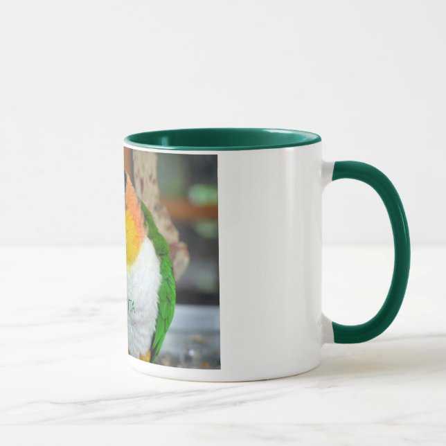 Caique verrückt! tasse (Rechts)
