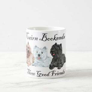 Cairn Buchstützen, Drei gute Freunde Tasse