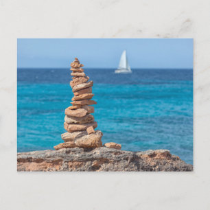 Cairn im Mittelmeer Postkarte