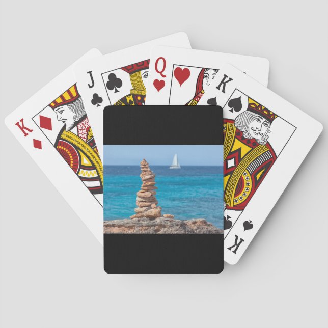 Cairn im Mittelmeer Spielkarten (Rückseite)