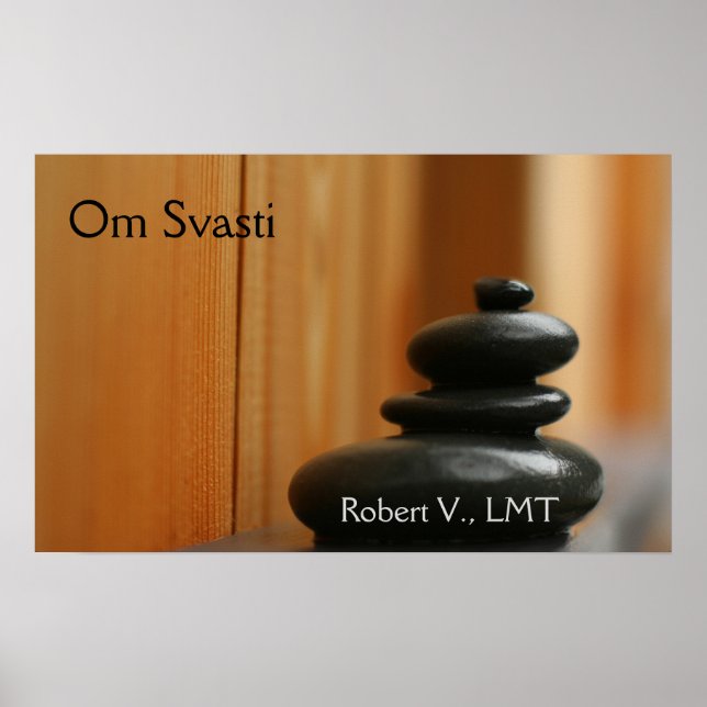 Cairn Mediation Stones Poster (Vorne)