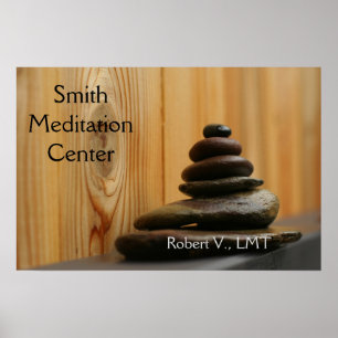 Cairn Mediation Stones Poster