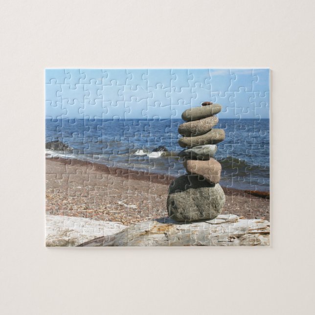 Cairn Mediation Stones Puzzle (Horizontal)