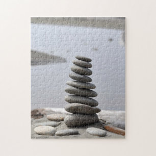 Cairn oder Rock Stacking Serenity Puzzle