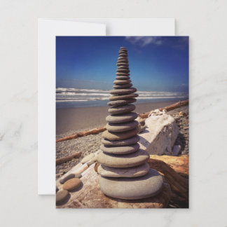 Cairn Stacks Note Card Dankeskarte