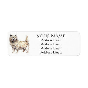Cairn Terrier Address Labels