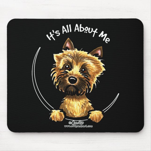Cairn Terrier alles über mich Mousepad (Vorne)