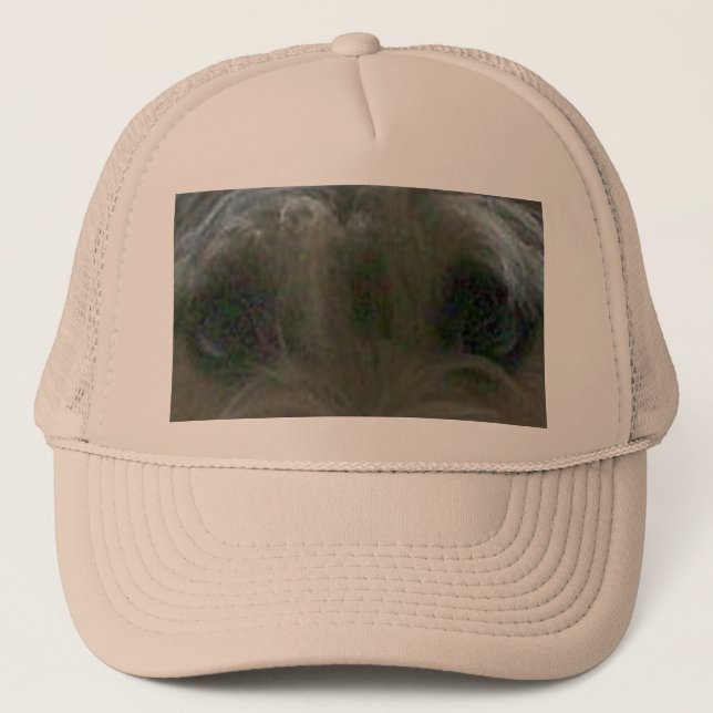 Cairn Terrier Augen Truckerkappe (Vorderseite)
