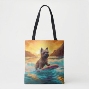 Cairn Terrier Beach Surfmalerei