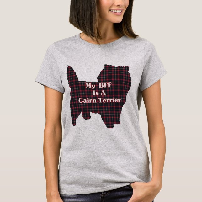 Cairn Terrier BESTE FREUNDIN T - Shirt (Vorderseite)