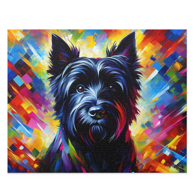 Cairn Terrier: Black Toto Hund Puzzle (Cairn Terrier Puzzle: Black Toto Dog Jigsaw
)
