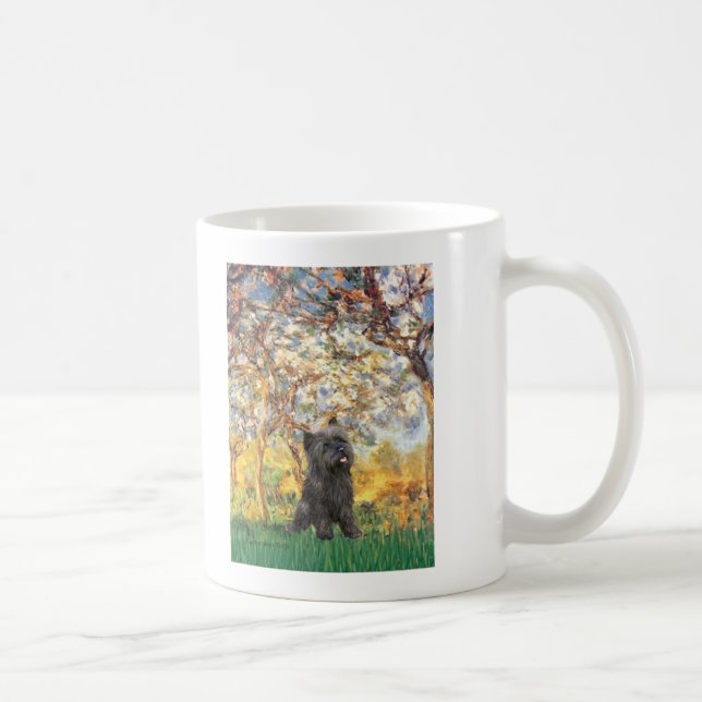 Cairn Terrier (Brindle 21) - Frühjahr Tasse (Rechts)