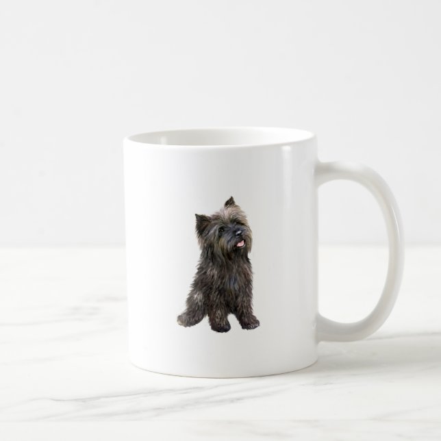 Cairn Terrier - brindle Kaffeetasse (Rechts)