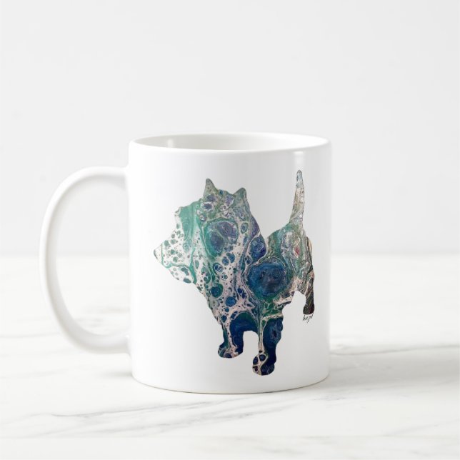 Cairn Terrier, Cairn Terrier Kaffeetasse (Links)