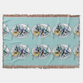 Cairn Terrier Christmas Decke