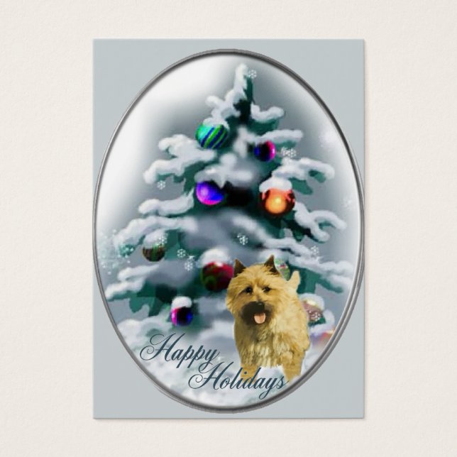 Cairn Terrier Christmas Geschenke (Vorderseite)