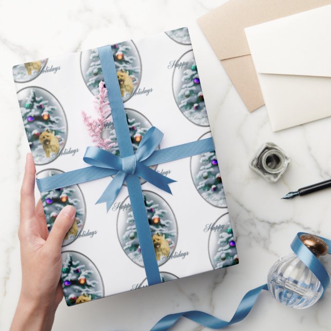 Cairn Terrier Christmas Geschenkpapier (Schenken)