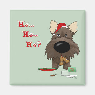 Cairn Terrier Christmas Magnet