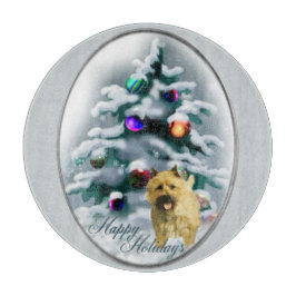 Cairn Terrier Christmas Schneidebrett