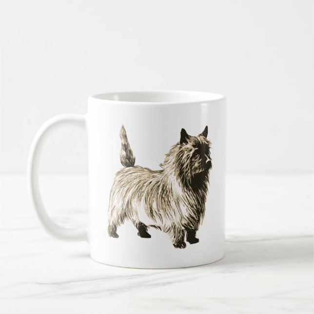 Cairn Terrier Coffee Tasse (Links)