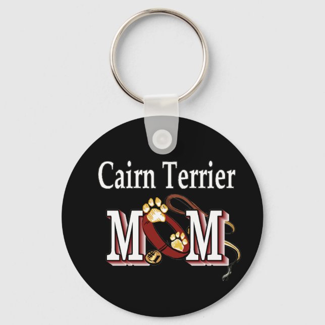Cairn Terrier Dog MAMA Schlüsselanhänger (Vorderseite)