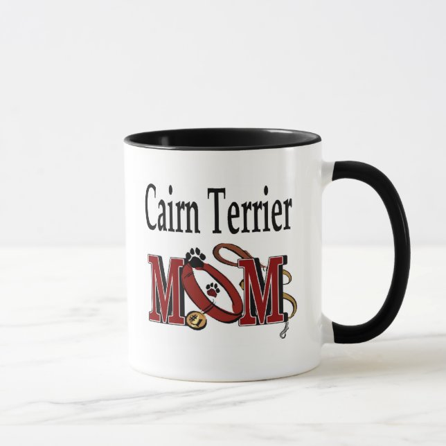 Cairn Terrier Dog MAMA Tasse (Rechts)