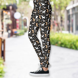 Cairn Terrier Dog Pattern Carin Terriers Leggings