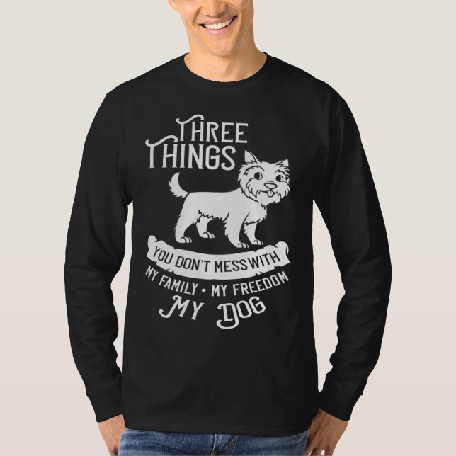 Cairn Terrier Dog  Puppies Owner   1 T-Shirt (Vorderseite)