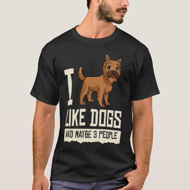 Cairn Terrier Dog Puppies Owner Lover T-Shirt (Vorderseite)