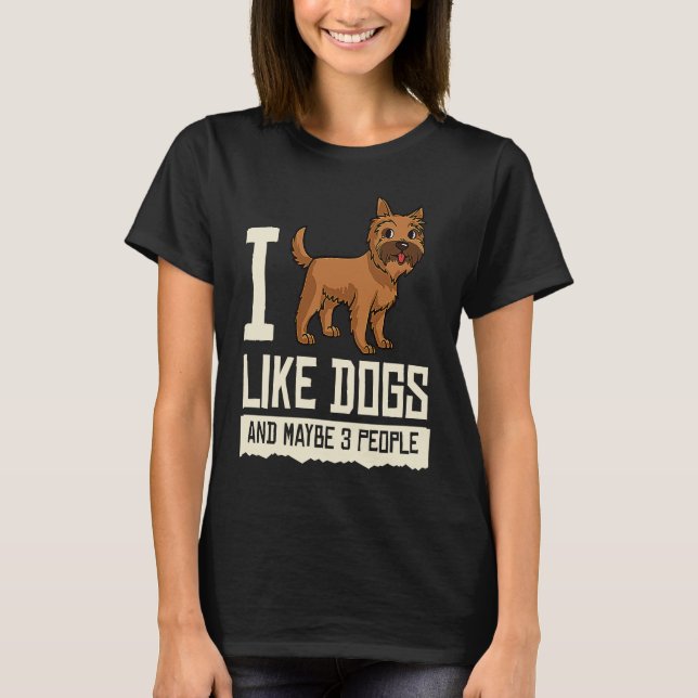 Cairn Terrier Dog Puppies Owner Lover T-Shirt (Vorderseite)