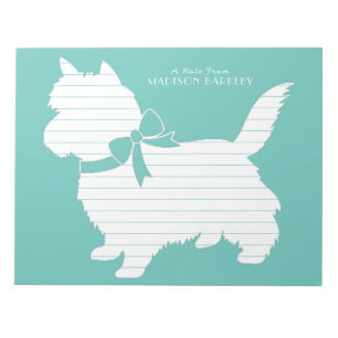 Cairn Terrier Dog Puppy Notizblock