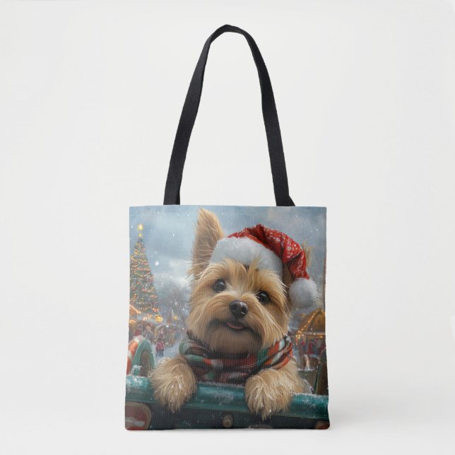Cairn Terrier Dog Roller Untersetzer Weihnachten (Vorderseite)