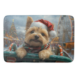 Cairn Terrier Dog Roller Untersetzer Weihnachten Badematte