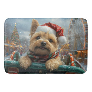 Cairn Terrier Dog Roller Untersetzer Weihnachten Badematte