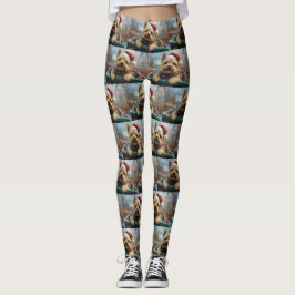 Cairn Terrier Dog Roller Untersetzer Weihnachten Leggings