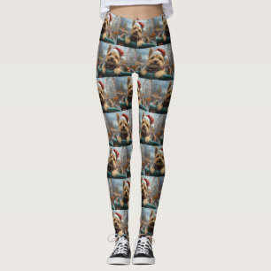 Cairn Terrier Dog Roller Untersetzer Weihnachten Leggings