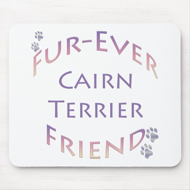 Cairn Terrier Furever Mousepad (Vorne)